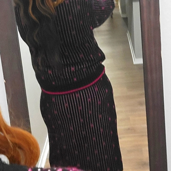 Vintage | Bears Crossing | 2 Piece Knit Floral Print Skirt Set - Picture 12 of 16